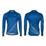 Jersey Ciclismo M/l Hombre Gw Wave Azul