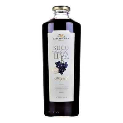 Suco De Uva Tinto Integral - Casa Madeira - 1L | MercadoLivre
