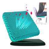 Cojin Ergonomico Ortopedico Gel Asiento Lumbar Hemorroides