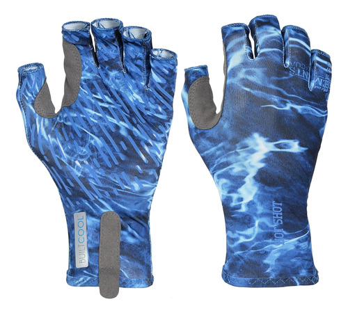 Hot Shot Guantes De Sol De Pesca Sin Dedos Para Hombre Upf 5