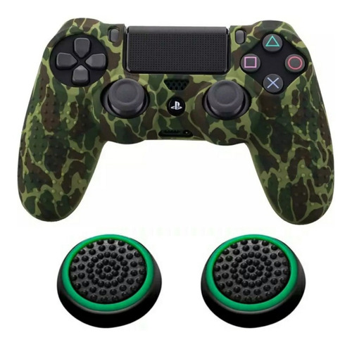 Capa Personalizada Controle Para Ps4 + Grip Analogico