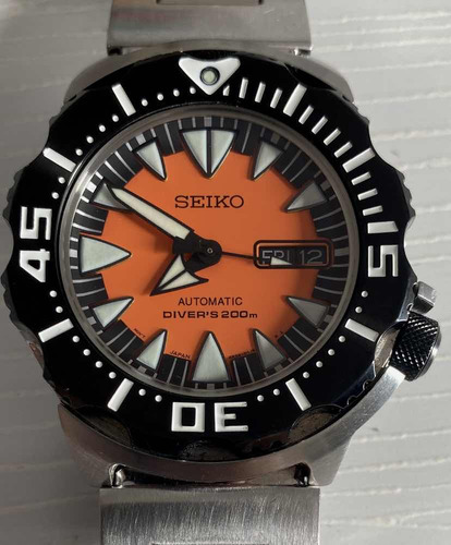 Relógio Seiko Monster 4r36 01j0 2 Pulseiras Mov Japan