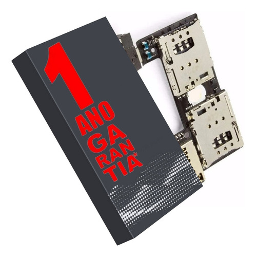 Conector Slot Chip Para Moto G2 Xt1068 Xt1069 Leitor 2 Chips