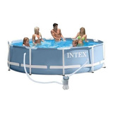 Piscina Intex 6503 Litros Estrutural Prism + Bomba Filtro