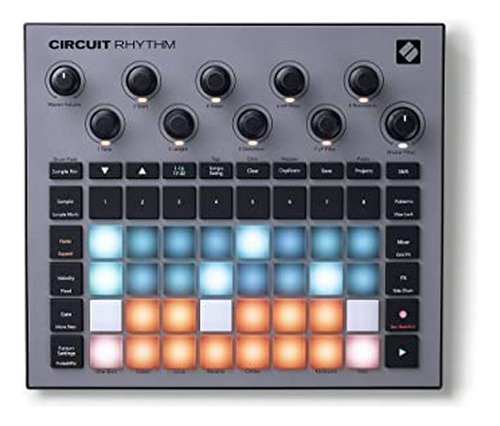 Groovebox  Circuit Rhythm Compatible Con Ocho Pistas De Samp
