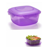 Toper Grande Tapa De Broches Hermético Cubasa 3l Morado