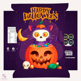 Chips Bags Halloween, Listo Para Imprimir Rellenar De Dulces