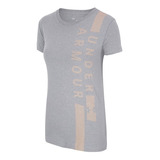 Under Armour Polera Camiseta Ua Graphic Vertical Wm-gry