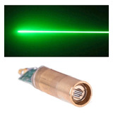 Módulo Led Laser Linea Ajustable Verde 3 V 532nm 50mw