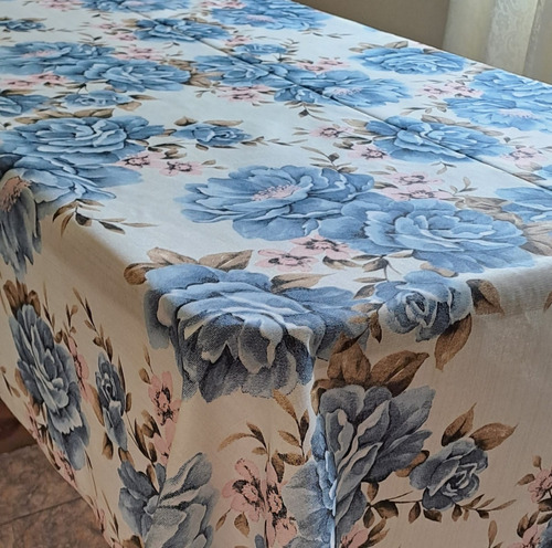 Toalha De Mesa  Retangular Estampada 8 Lugares 2.50m X 1.45m