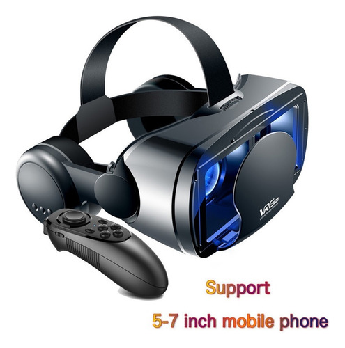 Óculos Vrg Pro 3d Vr Fone De Ouvido Integrado Com