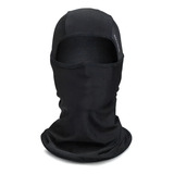 Balaclava Bandana Pasamontaña Visera Moto Bicicleta Rockbros Color Negro Diseño De La Tela Poliéster Talla Unica