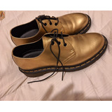 Zapatos Dr Martens Nro 38 Dorados