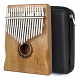 Lotmusic Kalimba Piano Pulgar 17 Teclas Portátil Mbira De