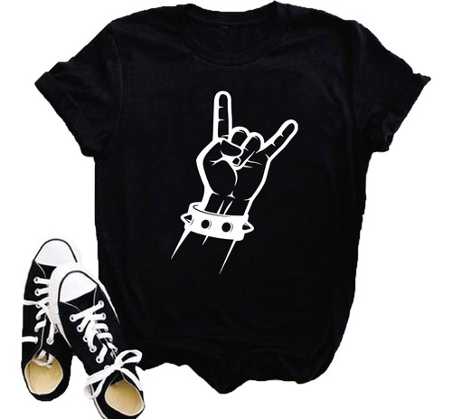 Remera Rockera 100% Algodón Rock And Roll Guitarra Musica 41