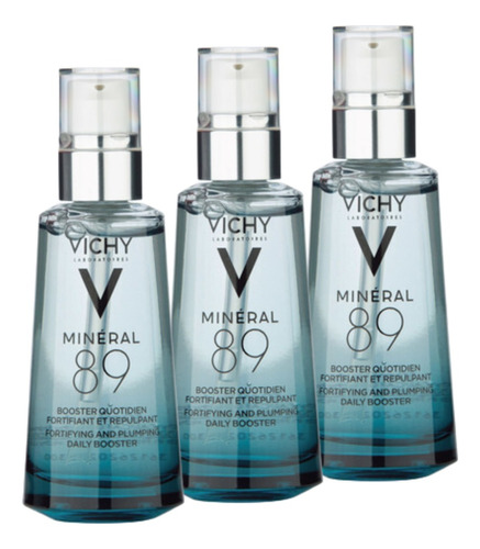 Pack X3 Vichy Mineral 89 Fortificante Reconstituyente 50 Ml