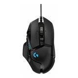 Mouse Gamer Pc Logitech Hero G Series G502 Negro Gaming Usb