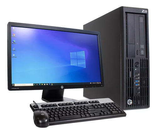 Equipo Hp Z230 Sff I7 4ta 8 Gb Ram 240 Gb Ssd Monitor 22