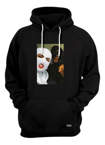 Moletom Canguru Streetwear Blusa De Frio Gangster Couple