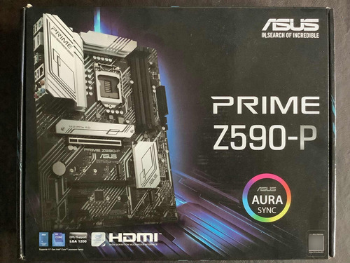 Mother Asus Prime Z590-p Lga 1200 Intel Aura Sync Con Caja