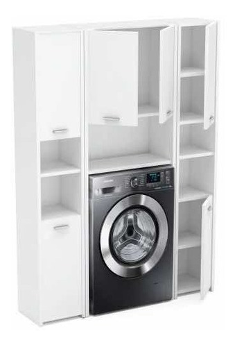 Mueble Moderno Lavarropas Lavadero Organizador Lm-005