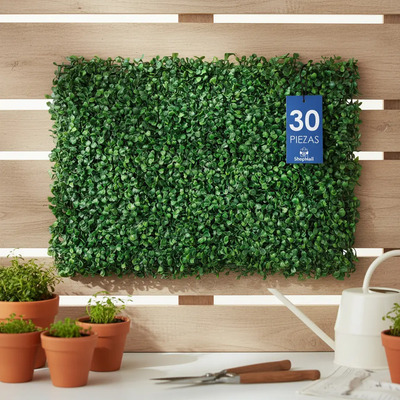 Muro Verde Follaje Artificial Sintético 30 | Meses sin interés