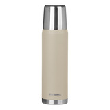 Termo Waterdog Obus Acero Inoxidable 1 Lts  Concreto / Beige