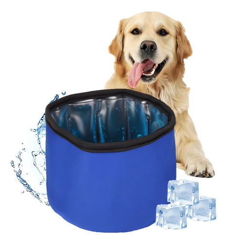 Bebedero Perros Dispensador Agua Refrigerante Gatos Plato