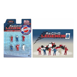 Bonecos Para Diorama Race Day  - 1/64