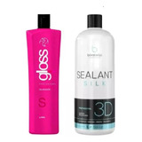 Borabella Selagem 3d Orgânica Semi Definitiva + Shampoo 1l