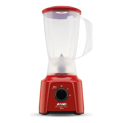 Liquidificador Arno Power Mix Lq11 1,25l 500w Verm Cor Vermelho | Frete grátis
