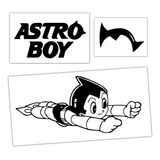 Stickers Calcomanías Astro Boy Dibujos Animados Vinil Kit