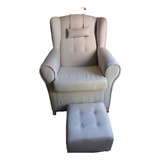  Sillon Mecedor Berger + Puf Apoya Pies. Ideal P/ Amamantar