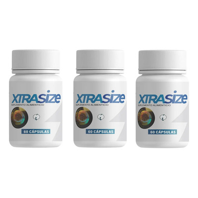 3 Pack Xtrasize Suplemento Alimenticio 60 Caps 3 Pack Sabor Sin Sabor | Envío gratis