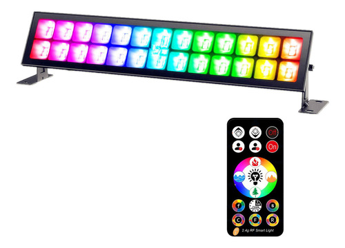 Luces De Barra De Luz Negra Uv Rgb De 72 W Para Fiesta