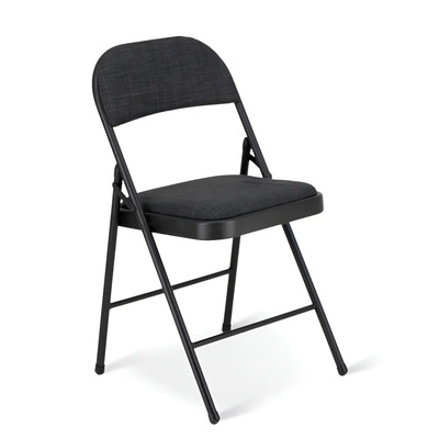 Silla Plegable Acojinada Reforzada Found Interior Exterior Ideal Jardin Eventos Fiestas Y Banquetes Al Aire Libre Resistentes La Intemperie Silla Plegable Reforzada Hogar Jardín Camping Negro