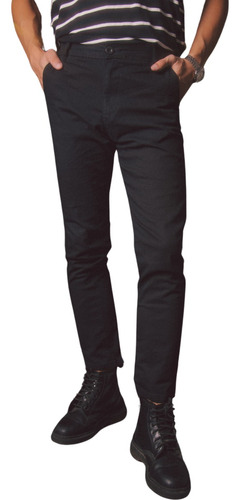 Pantalon Chino Gabardina Hombre