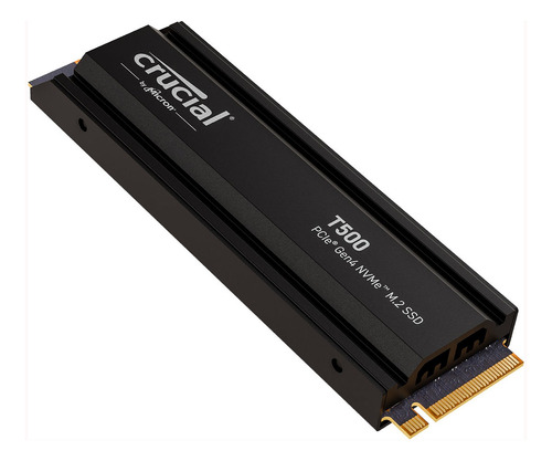 Disco M.2 Nvme Crucial T500 1tb 7300 Mbs Ps5 Disipador Calor