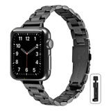 Pulseira Fina De Aço Feminina Para Apple Watch 7 8 9 6 5 4 3