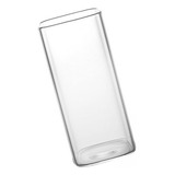 6 Paquete De 2-6 Vasos Cuadrados De Cristal Opcional