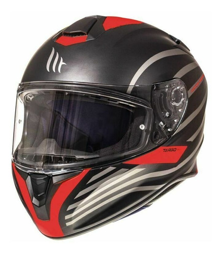 Casco Mt Integral Targo Doppler Ao Rojo Fas Motos