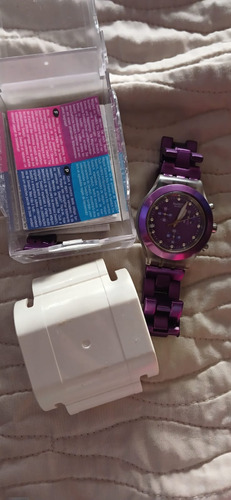 Reloj Pulsera Swatch Full Blooded Blueberry