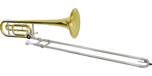 Trombone De Vara New York Tb-200vr Laqueado C/ Estojo Sib/fá