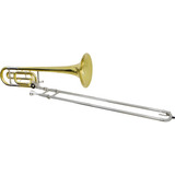 Trombone De Vara New York Tb-200vr Laqueado C/ Estojo Sib/fá
