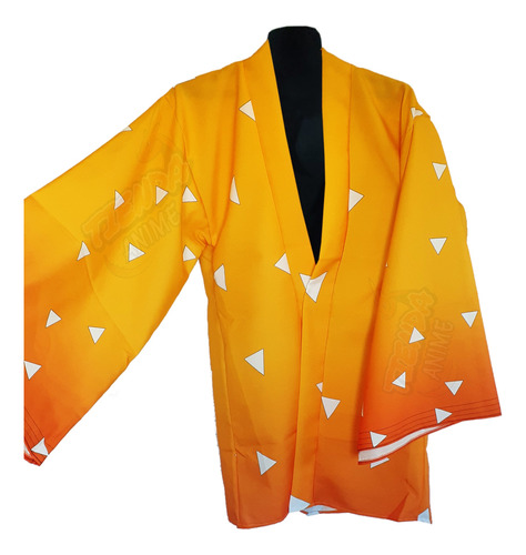 Kimono Zenitsu Agatsuma - Demon Slayer Cosplay Tiendaanimeok