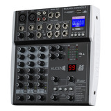 Mezcladora 4 Canale 99 Efecto Consola Audio Mixer Con Mp3&bt