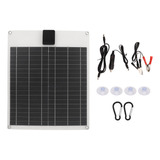 Panel Solar Exterior 20w 5v 12v De Doble Salida Monocristali