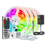 Tira Rgb Luz Flexible Tira 20m 44key Ir Remoto Para El Hogar