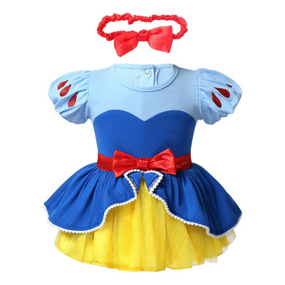 Pañalero Para Bebé De Princesa Blancanieves Con Diadema,niña Color Azul Talla 95cm(12-18m) | MercadoLibre