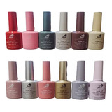 Kit 12 Esmaltes Em Gel Lirio Cores Variadas